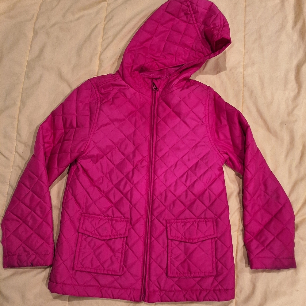 Kids Quilted Pink Jacket